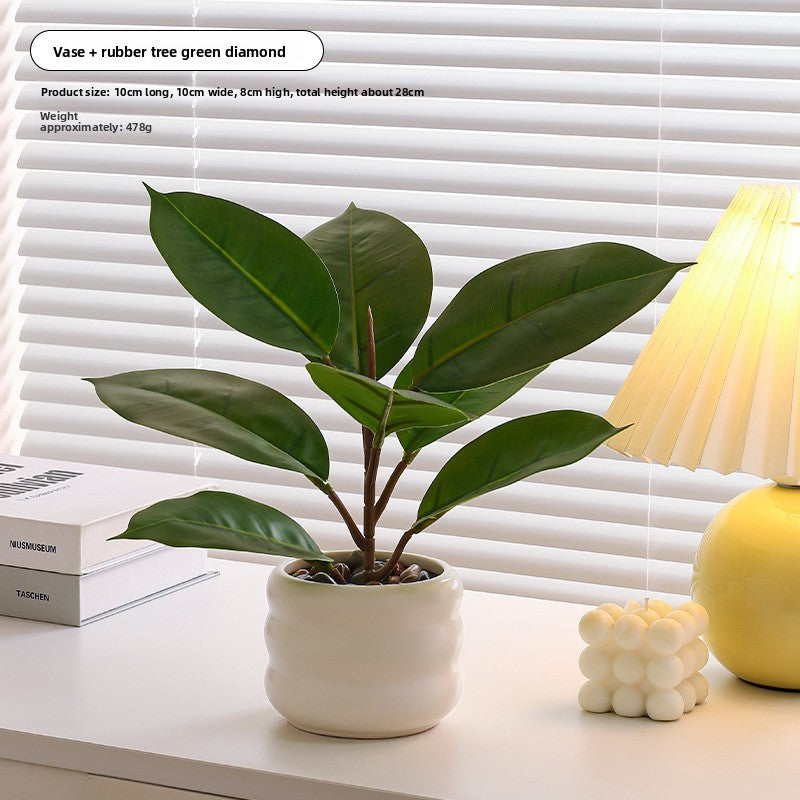 Small pot plant ornaments