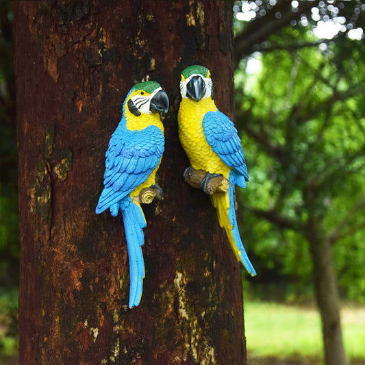 Simulated Parrot Bird Model Home Garden Ornament