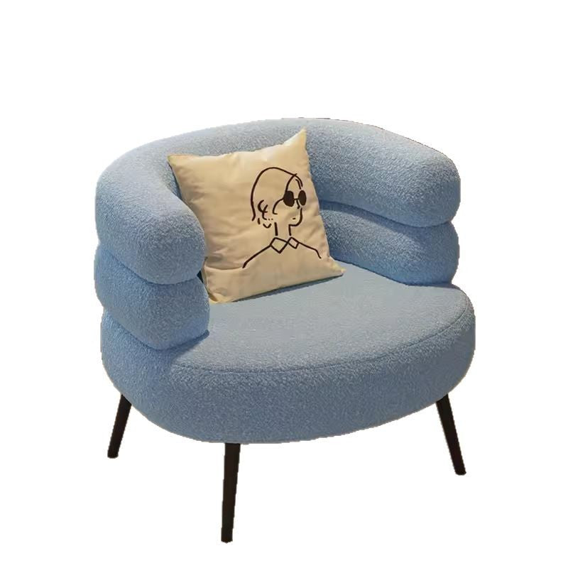 Nordic Velvet Single Sofa Chair