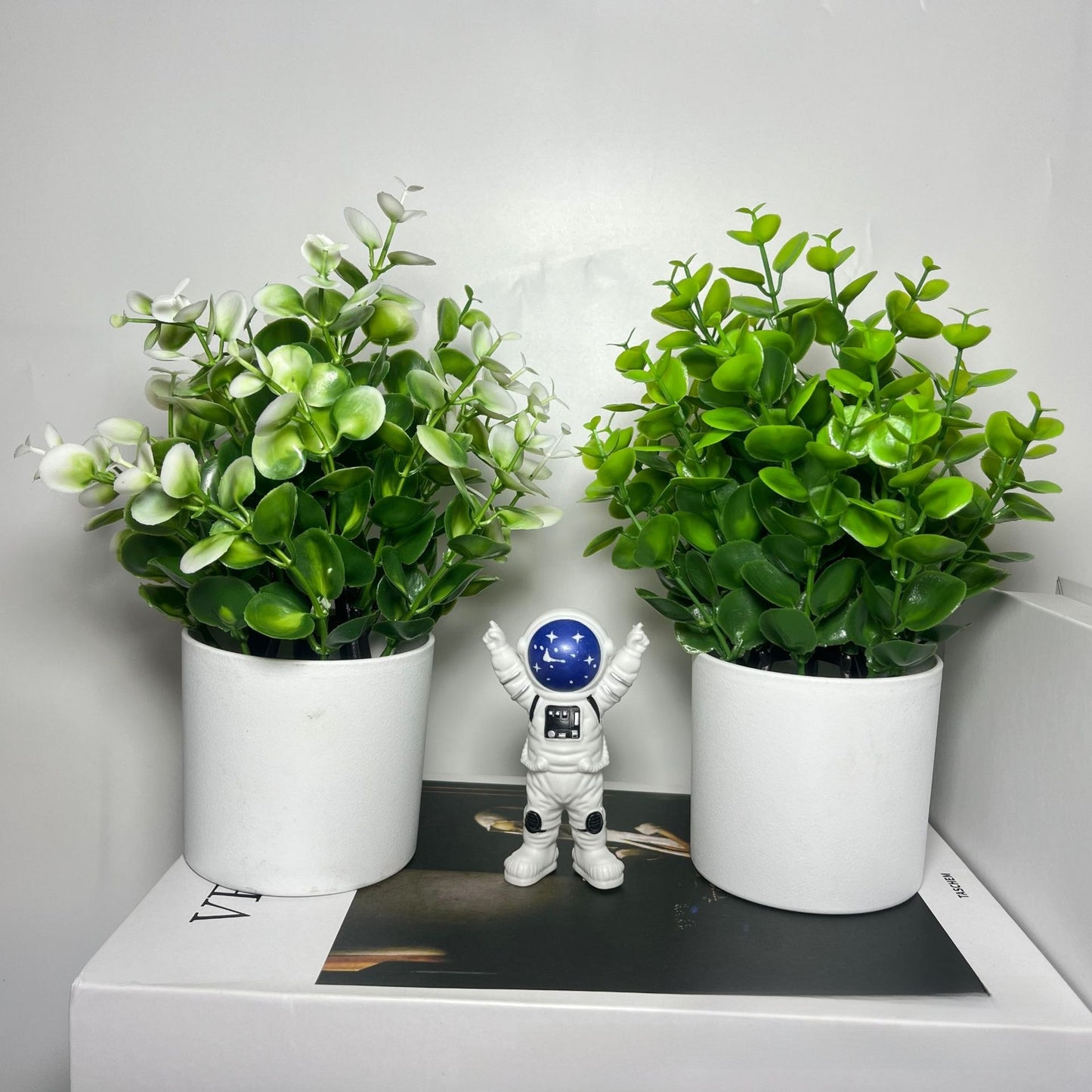 Artificial Plastic Potted Plants for Home Decoration