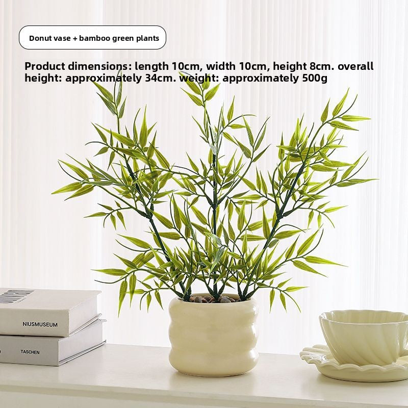 Small pot plant ornaments