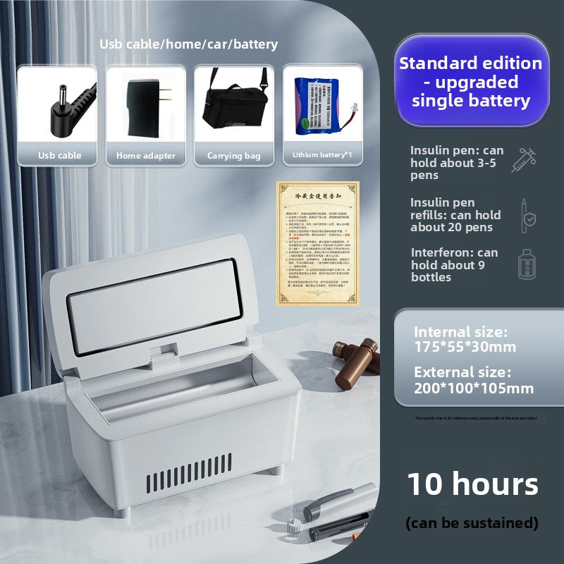 Portable Insulin Refrigeration Cooler Box
