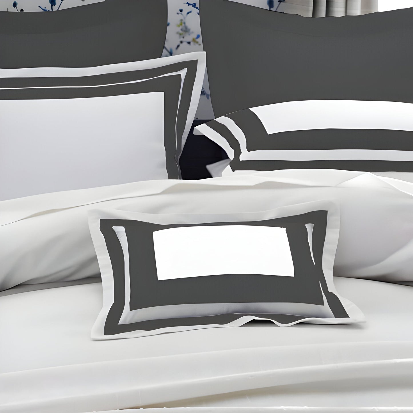 400TC Cotton Sateen Double Border Frame Duvet Cover Set