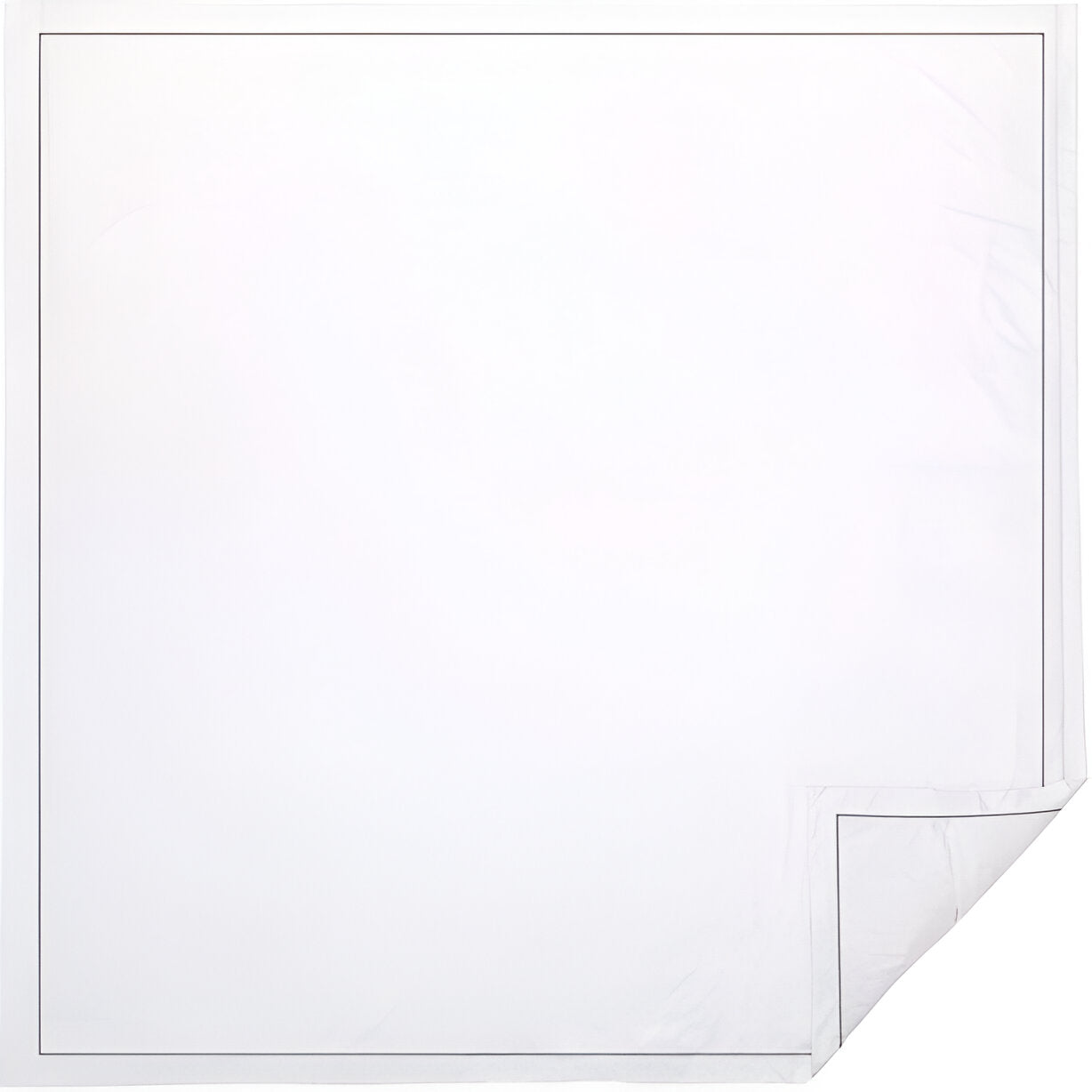 400TC Cotton Single Edge Embroidery Sateen Solid Duvet Cover Set