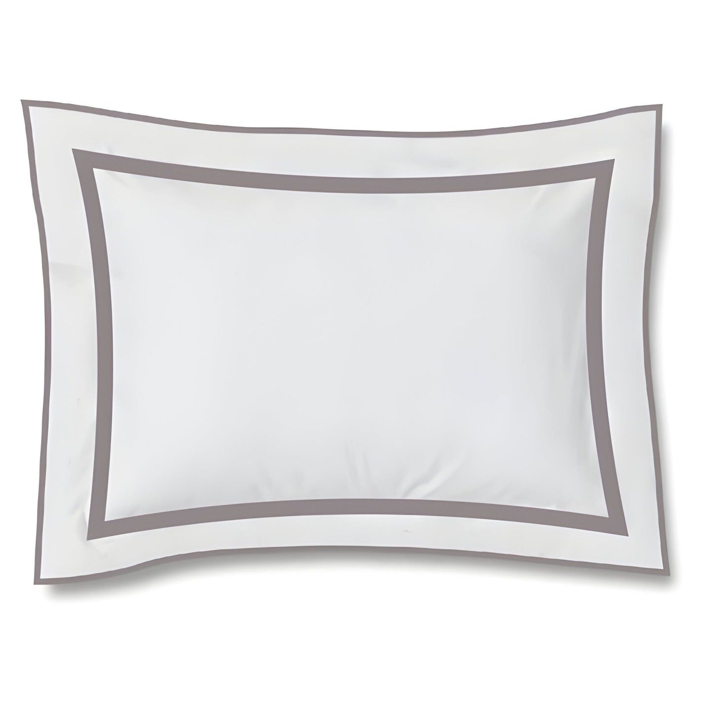 400TC Embroidery & Border Cotton Sateen Solid Duvet Cover Set
