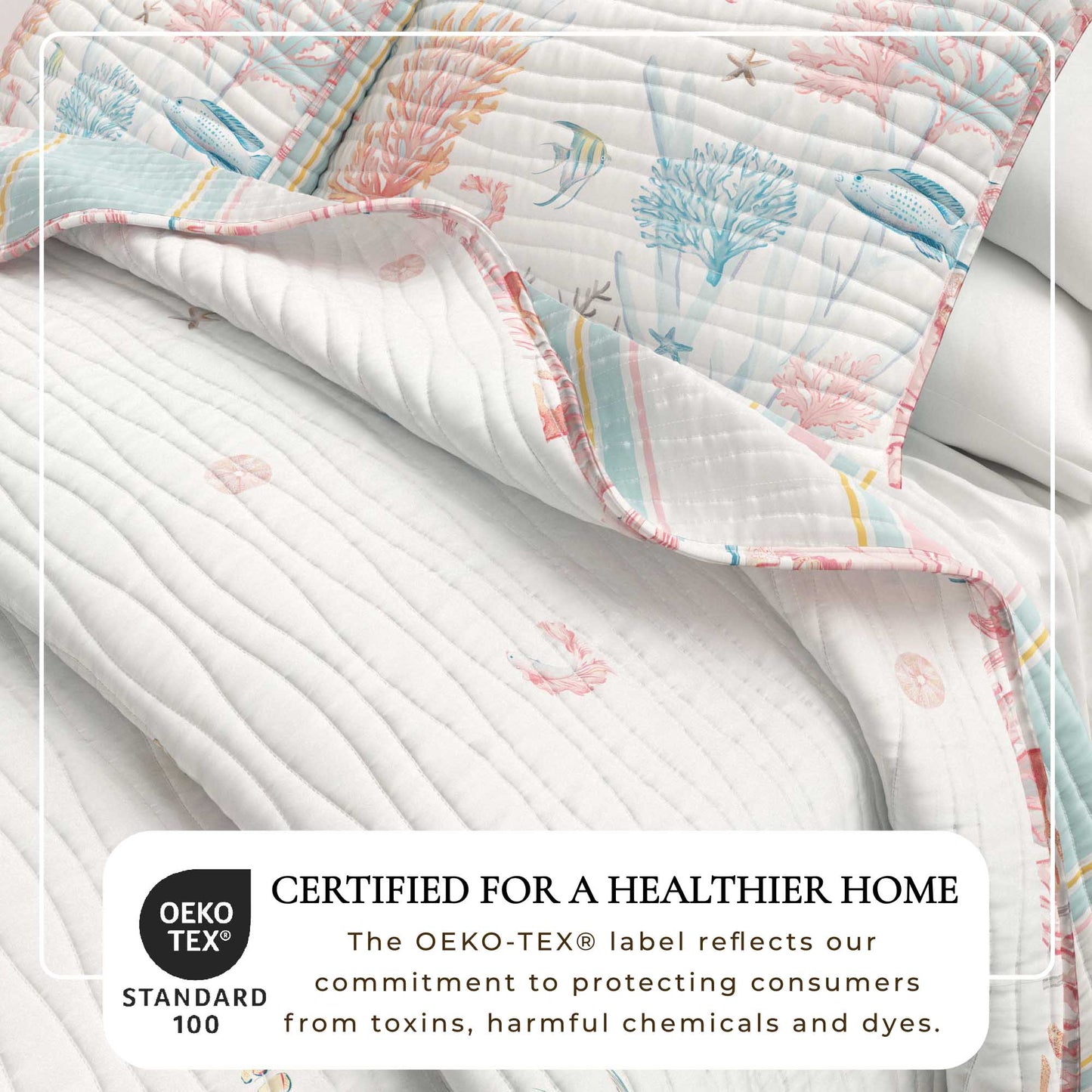 Coastal Coral Reef Quilt Set - Caymen Collection