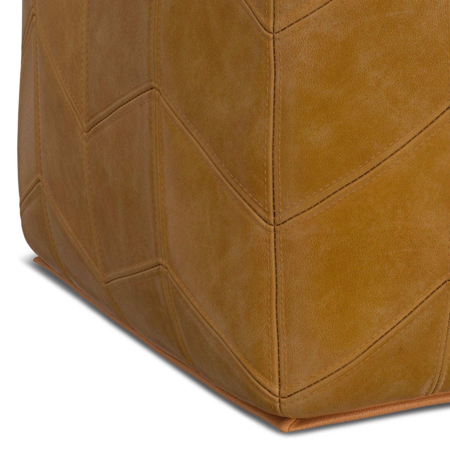 Morden 18 Inch Wide Square Pouf