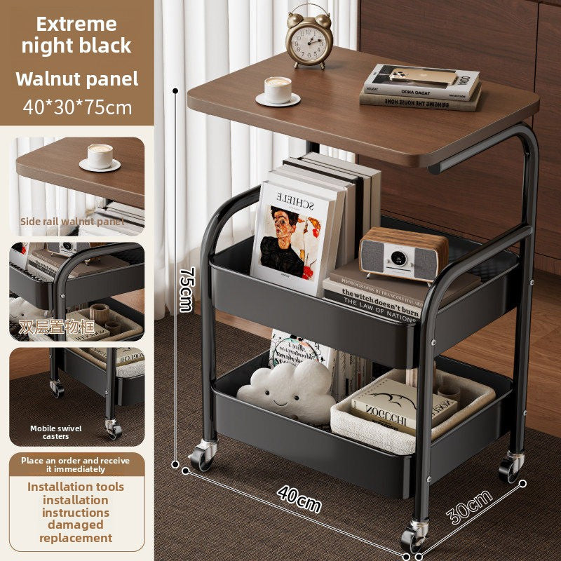 Movable Multi-Tier Storage Cart with Wheels