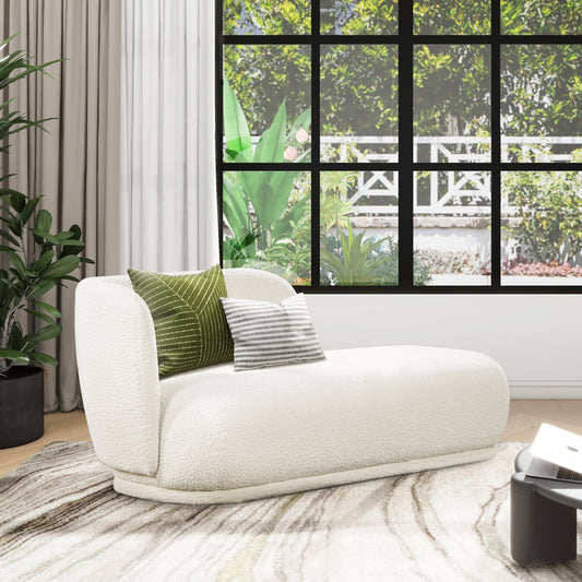 Aire 75" RAF Modern Rounded Chaise Lounge