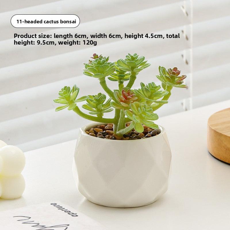 Small pot plant ornaments
