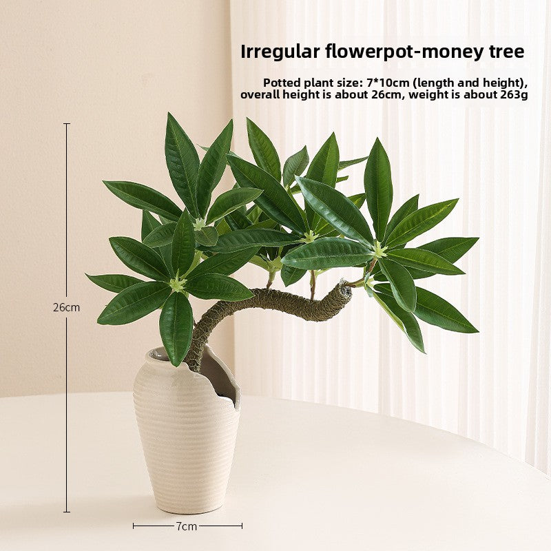 Small pot plant ornaments