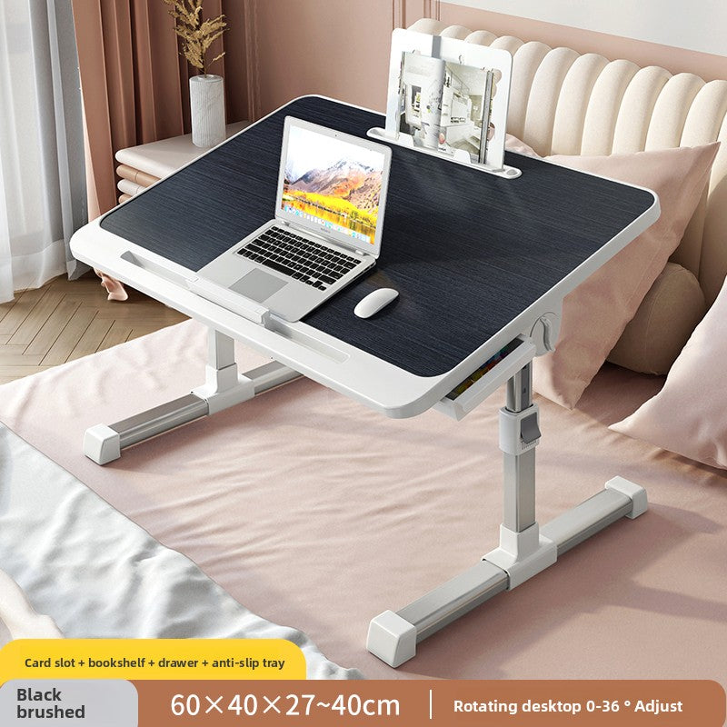 Adjustable Foldable Laptop Bed Desk with USB Port