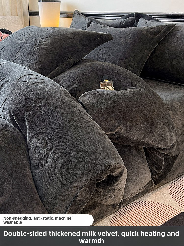 Milk Velvet Quilt Cover