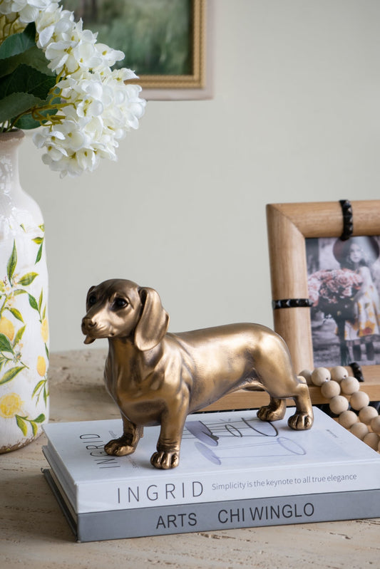 Lifelike Dachshund Figurine