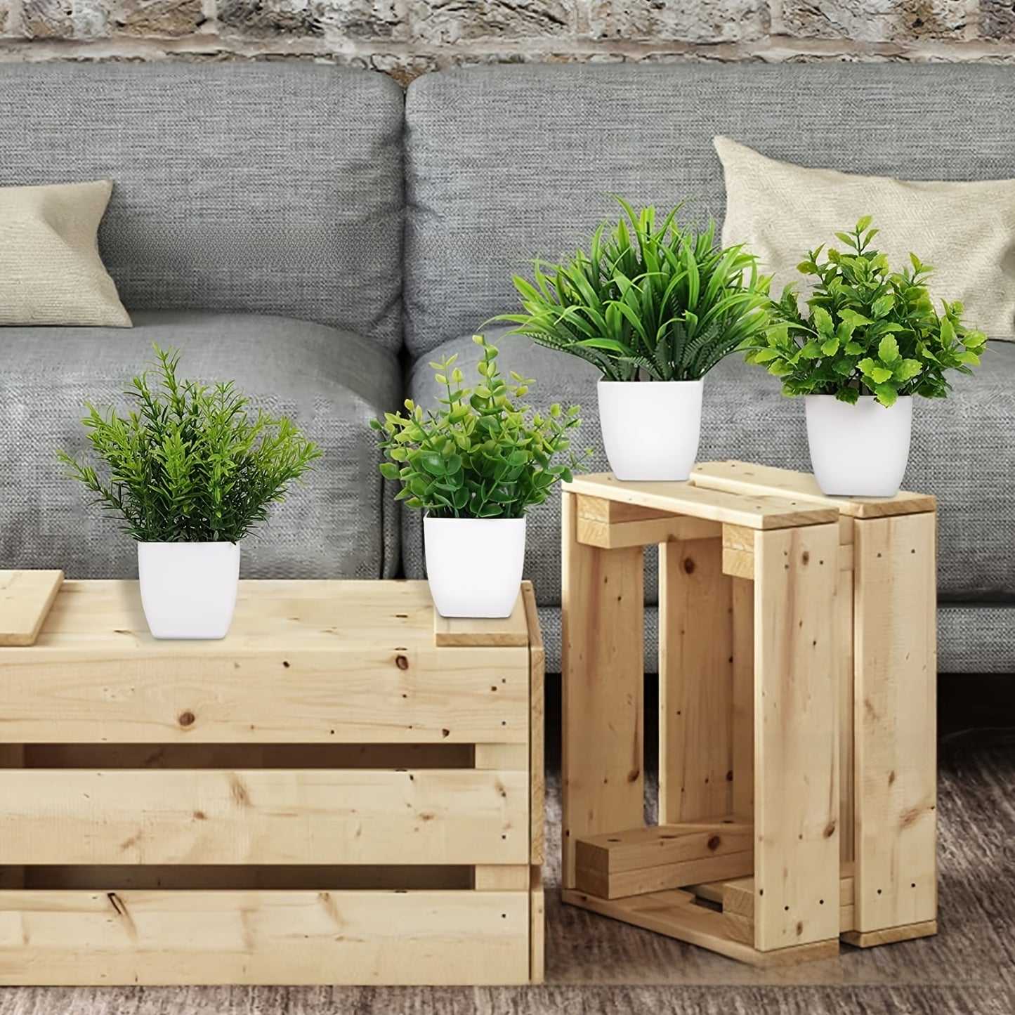 Simulated Plastic Potted Plants for Decoration