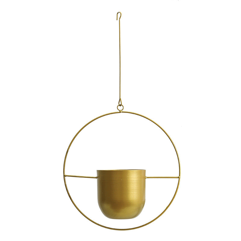 Nordic Iron Hanging Flower Pot for Plants
