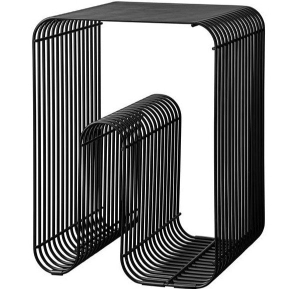 Nordic Iron Side Table with Storage
