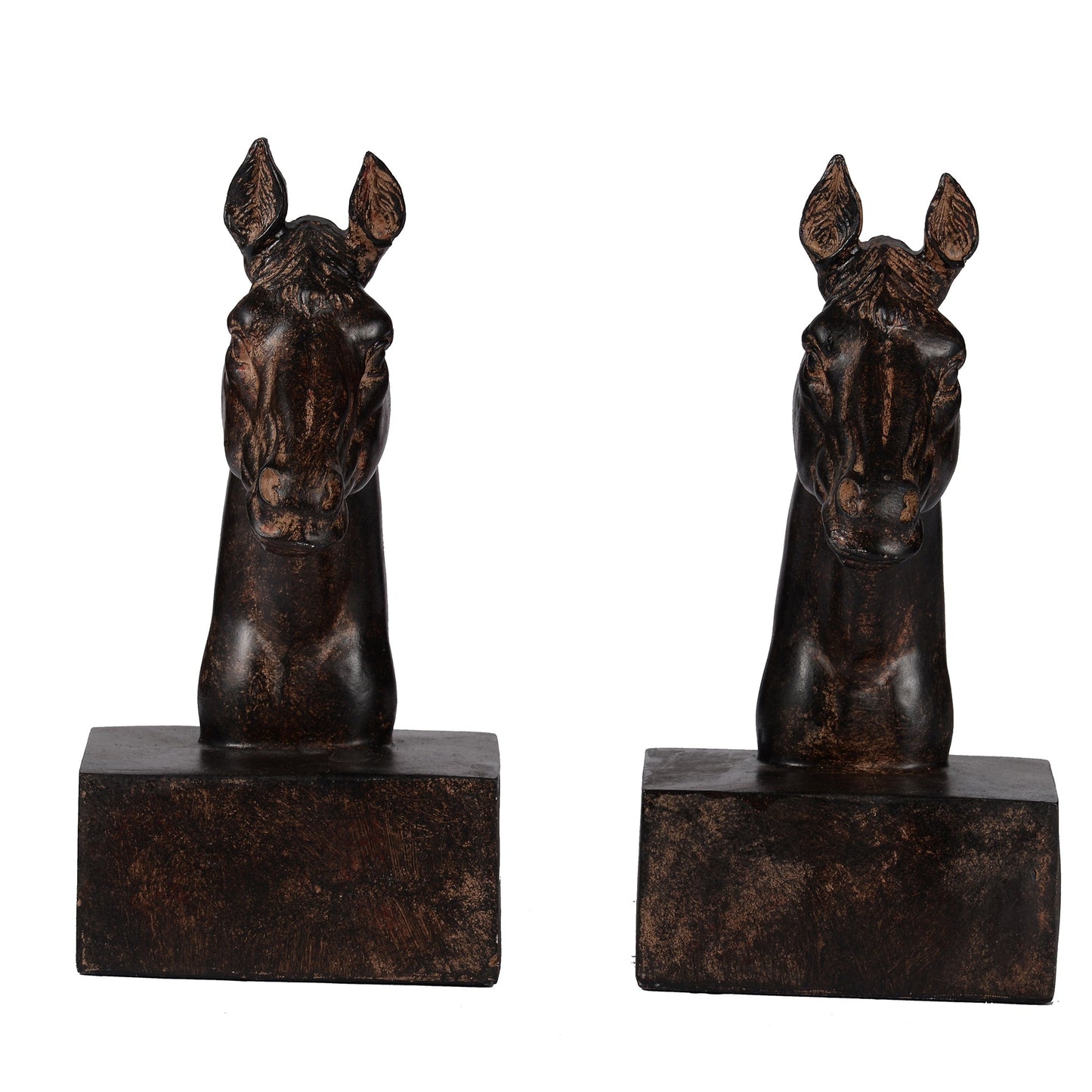 S/2 5.1x4x8" Horse Bookends