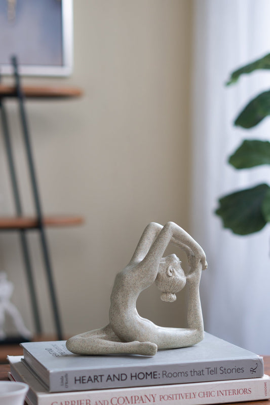 King Pigeon Yoga Pose Figurine