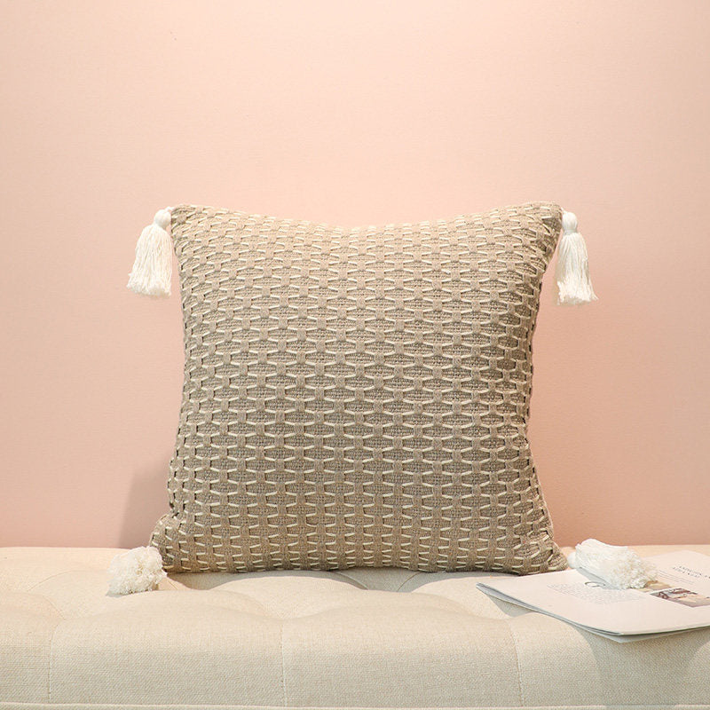 Minimalist Wabi-Sabi Style Decorative Throw Pillow