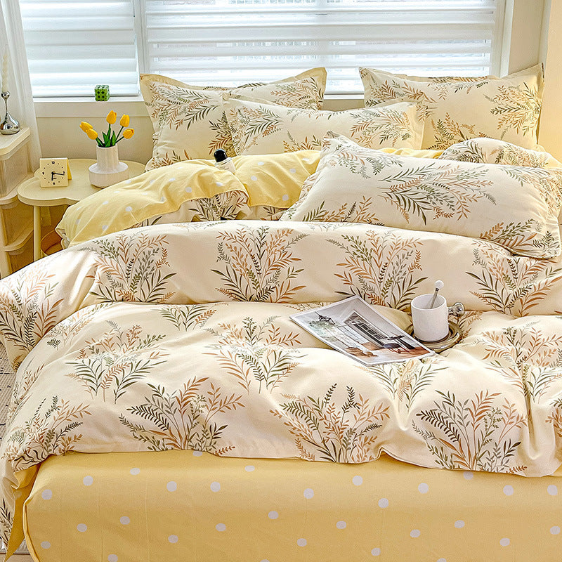 Pure cotton bed set of four pieces
