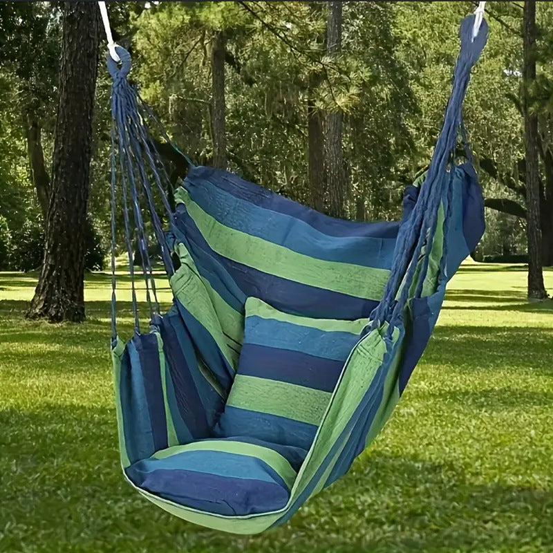Hanging Chair with Pillows