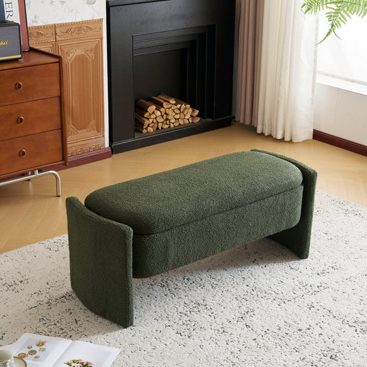 Elegant Long-Shaped Storage Ottoman Bench
