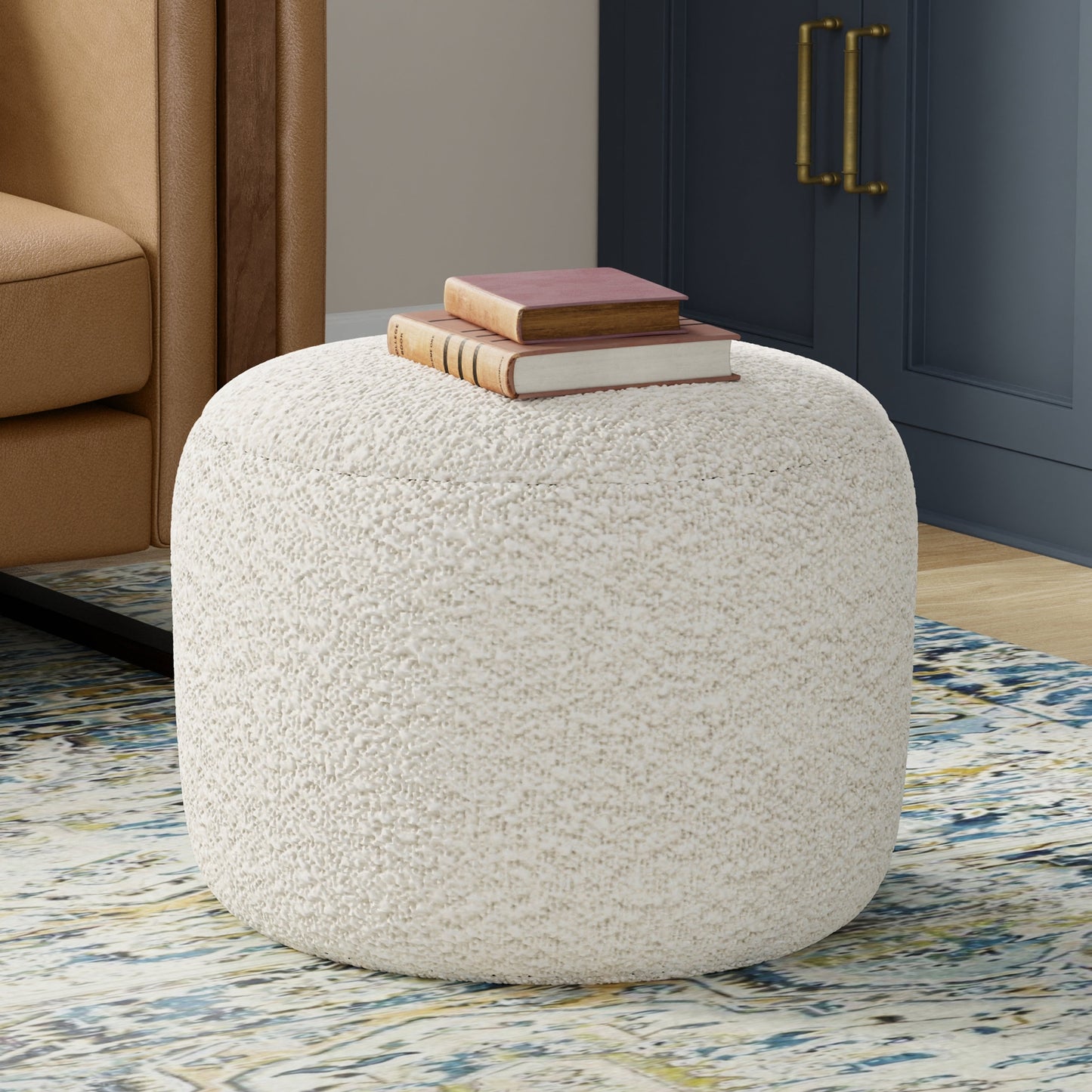 Chantal Round Pouf