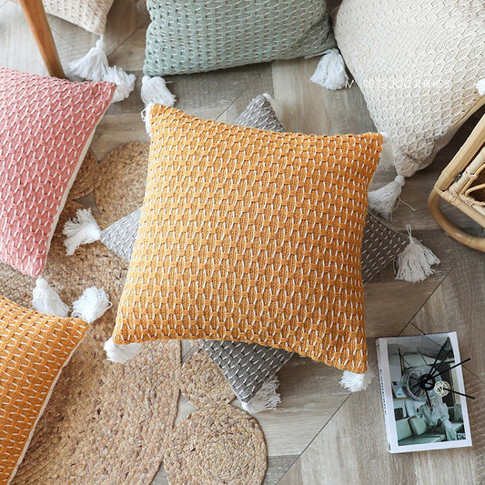 Minimalist Wabi-Sabi Style Decorative Throw Pillow