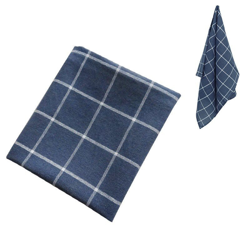 Mediterranean Blue Cotton Kitchen Towel