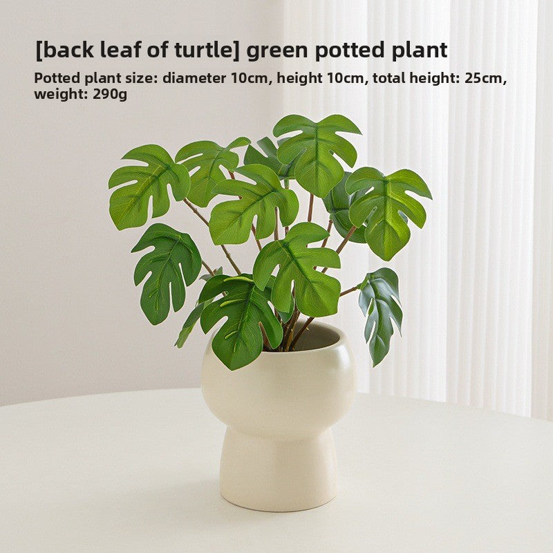 Small pot plant ornaments