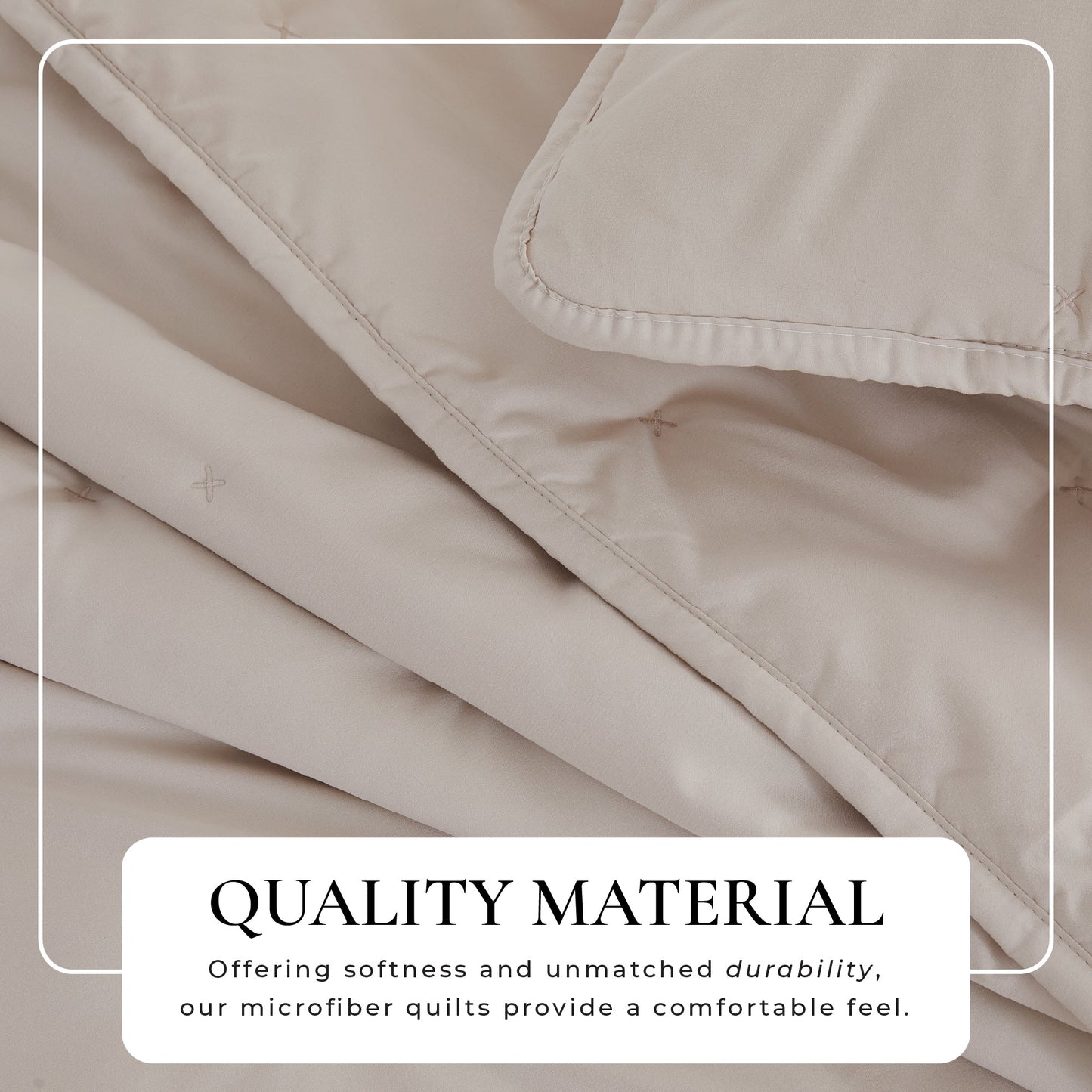 Dot Stitched Quilt Set - Dot-Hemmed Collection