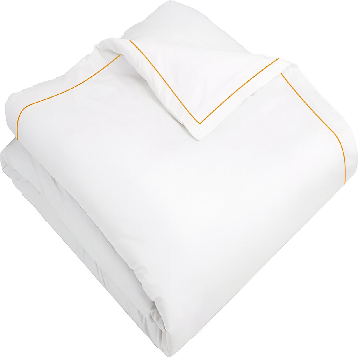 400TC Cotton Single Edge Embroidery Sateen Solid Duvet Cover Set