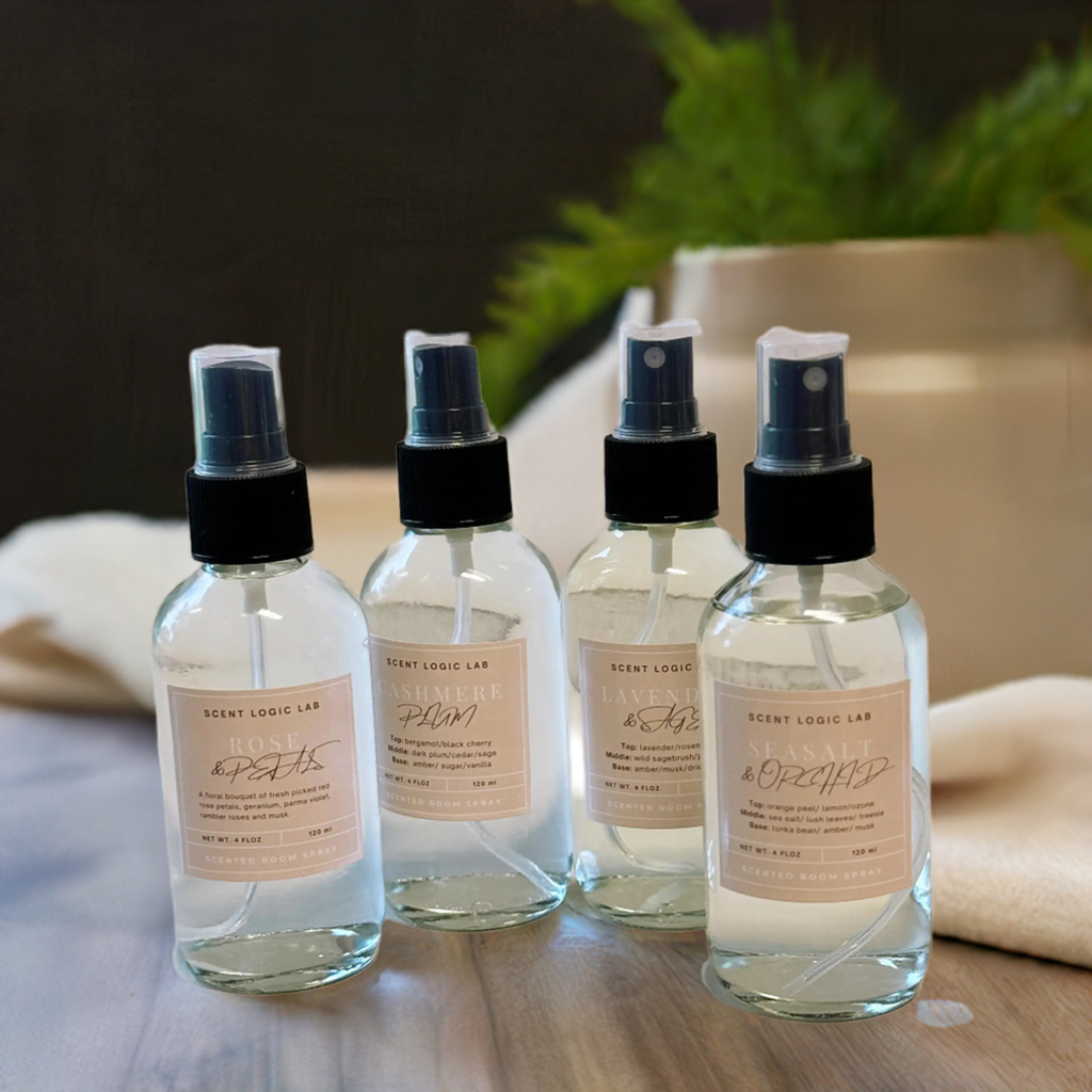 4oz Room & Linen Spray – Over 20 Luxe Scents
