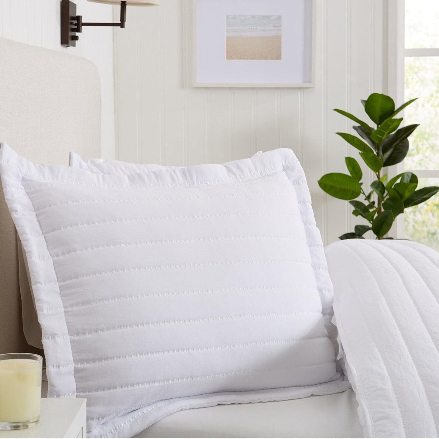 Solid Striped Quilt - Virginia Collection