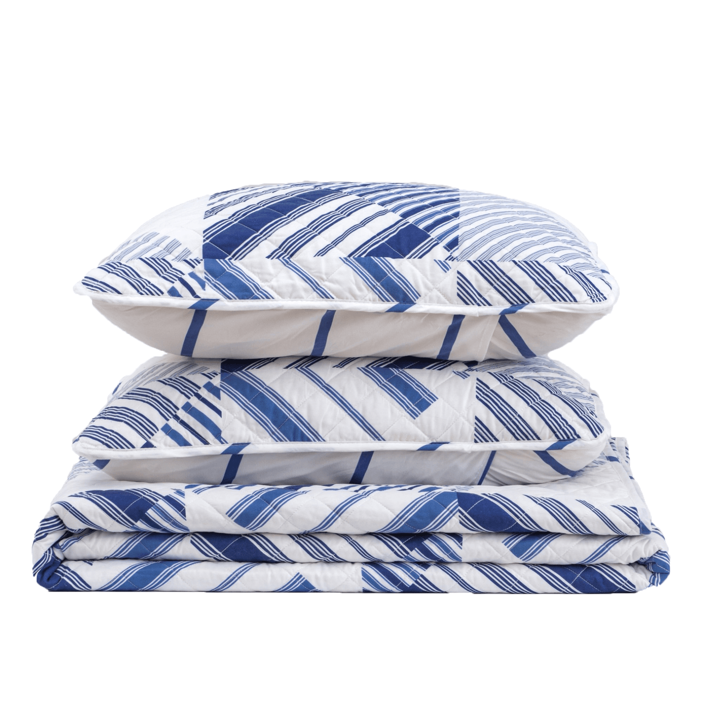 Navy Stripe Quilt - Midnight Bay Collection