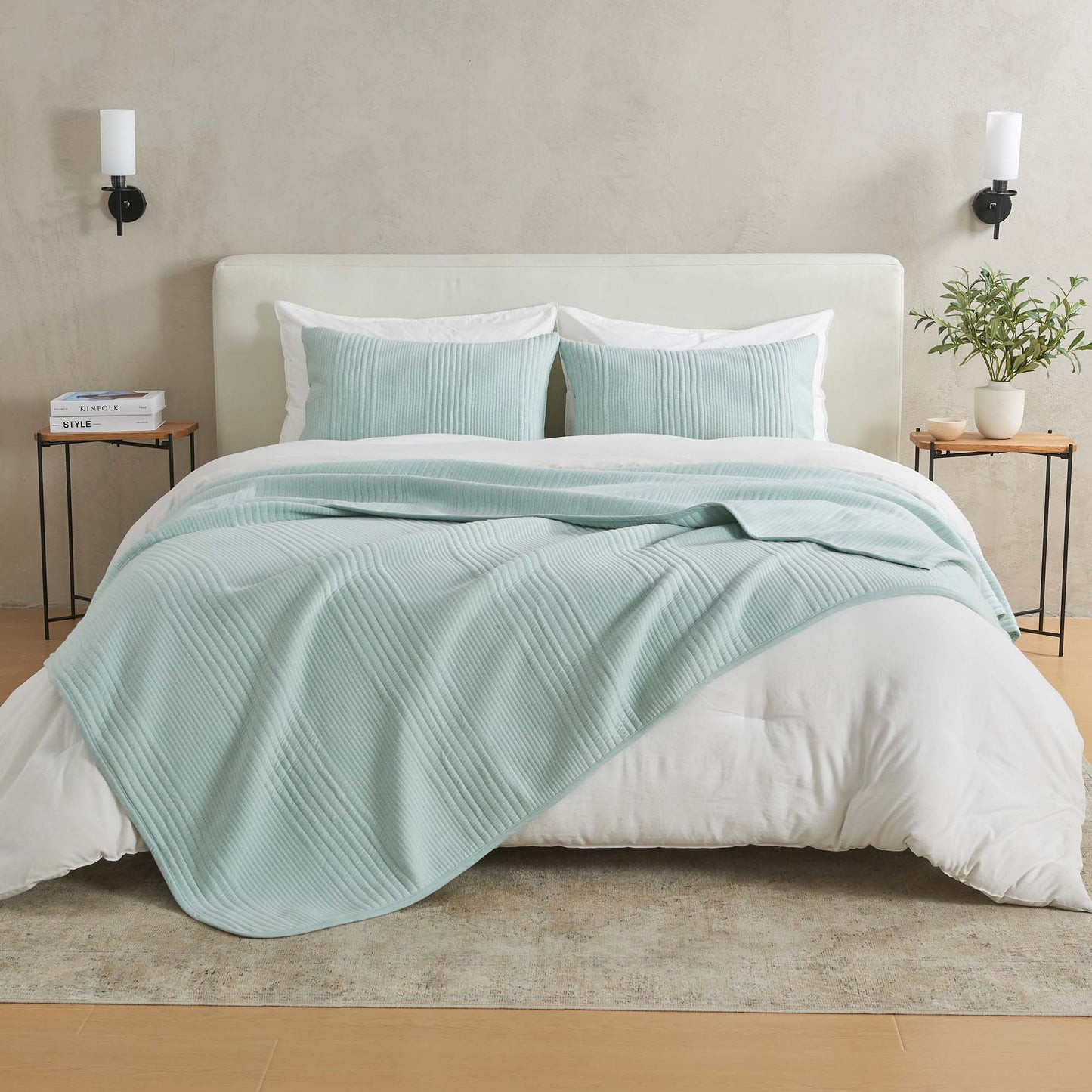 Jersey Knit Quilt Set - Natalie Collection