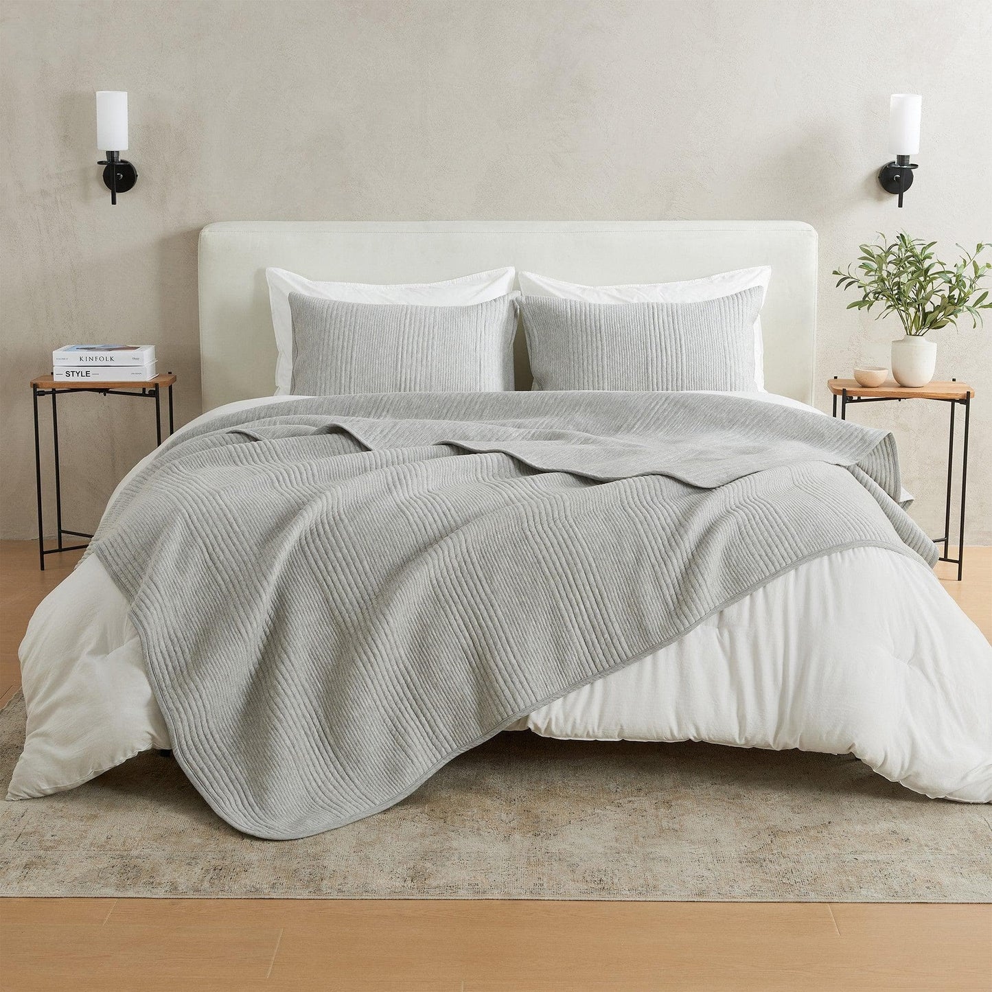 Jersey Knit Quilt Set - Natalie Collection