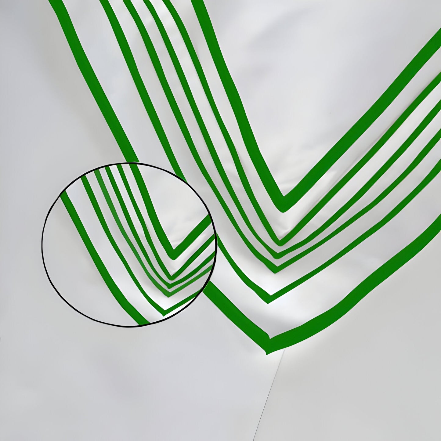 Smart Border 400TC Cotton Embroidery Sateen Solid Duvet Cover Set