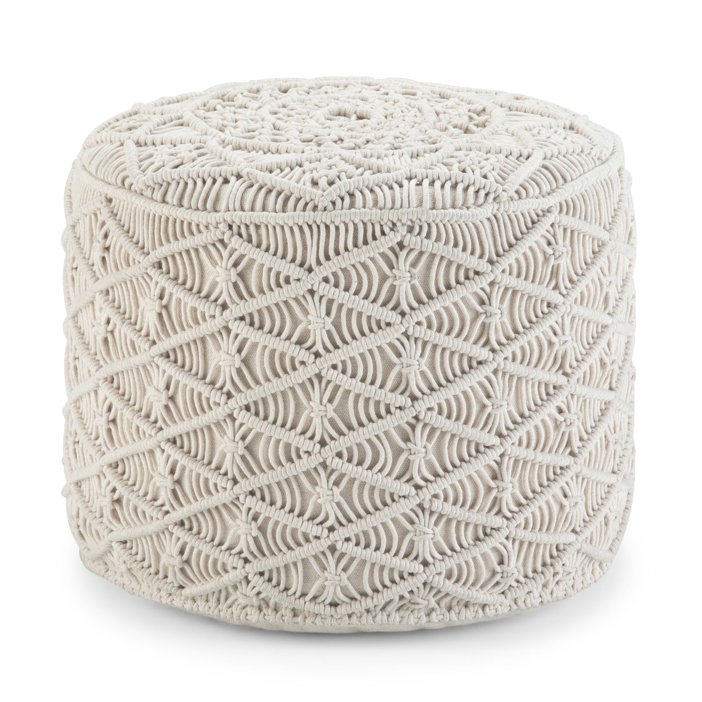 Coates 18 Inch Wide Round Pouf