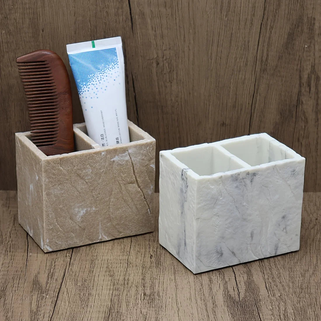 High-End Resin Bathroom Set with Empty Bottles for Hand Soap, Shampoo, and Various Lotions - Includes Toothbrush Holder, Mouthwash Cup, Soap Dish - Practical and Stylish Design, a Great Bathroom Kit, Bathroom Storage Cabinet,