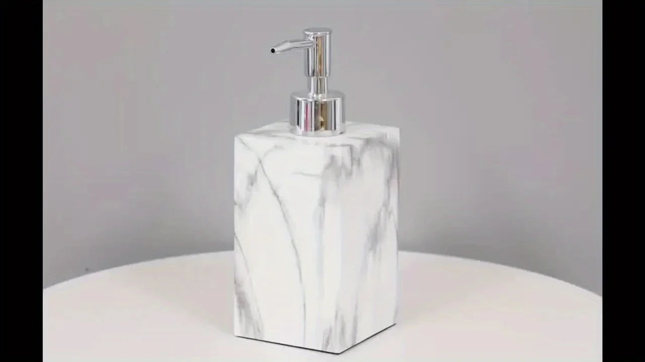 Hotel Bathroom Hand Sanitizer Refillable Bottle Simple and High-end Press Bottle Lotion Bottle Shampoo Shower Gel Empty Bottle