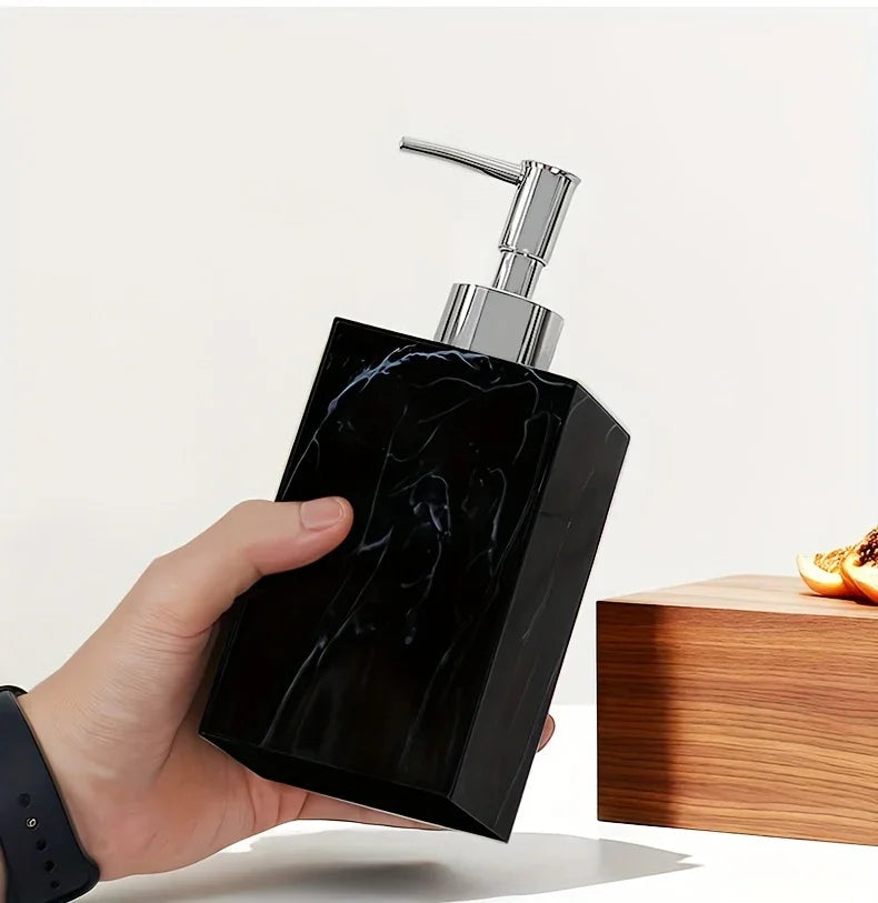 Hotel Bathroom Hand Sanitizer Refillable Bottle Simple and High-end Press Bottle Lotion Bottle Shampoo Shower Gel Empty Bottle