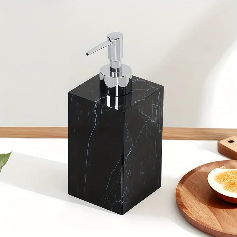 Hotel Bathroom Hand Sanitizer Refillable Bottle Simple and High-end Press Bottle Lotion Bottle Shampoo Shower Gel Empty Bottle