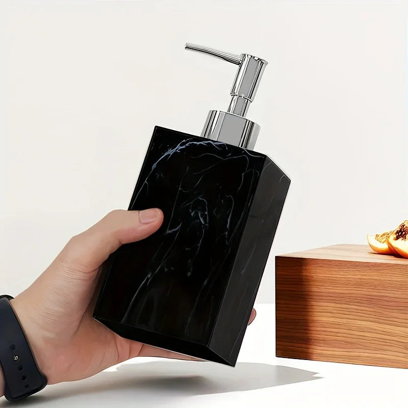 Hotel Bathroom Hand Sanitizer Refillable Bottle Simple and High-end Press Bottle Lotion Bottle Shampoo Shower Gel Empty Bottle