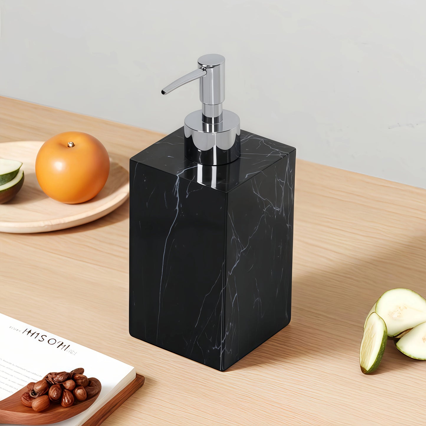 Hotel Bathroom Hand Sanitizer Refillable Bottle Simple and High-end Press Bottle Lotion Bottle Shampoo Shower Gel Empty Bottle