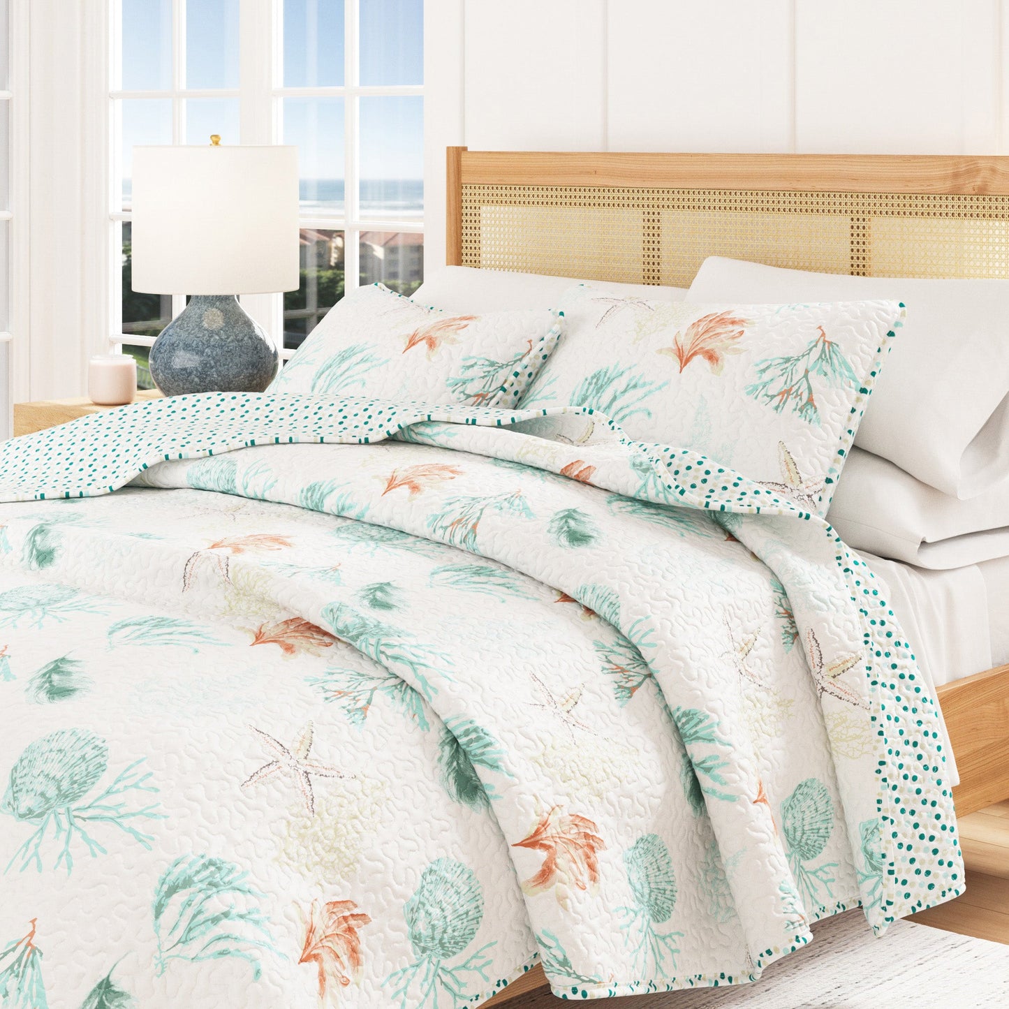 Key West Collection Coastal Quilt Set