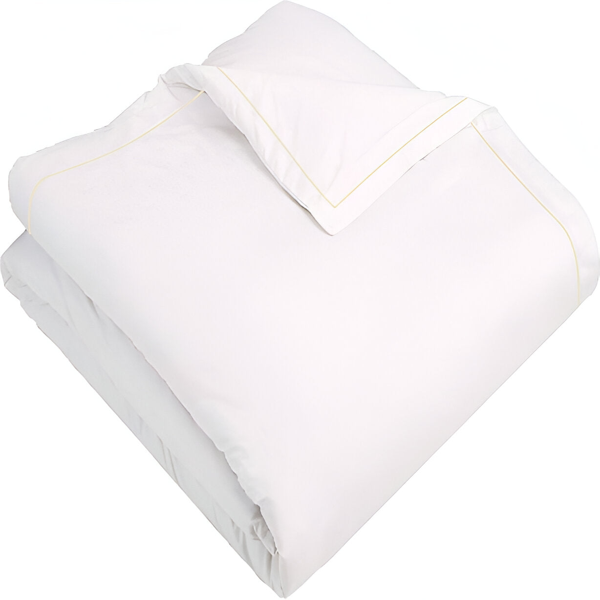 400TC Cotton Single Edge Embroidery Sateen Solid Duvet Cover Set
