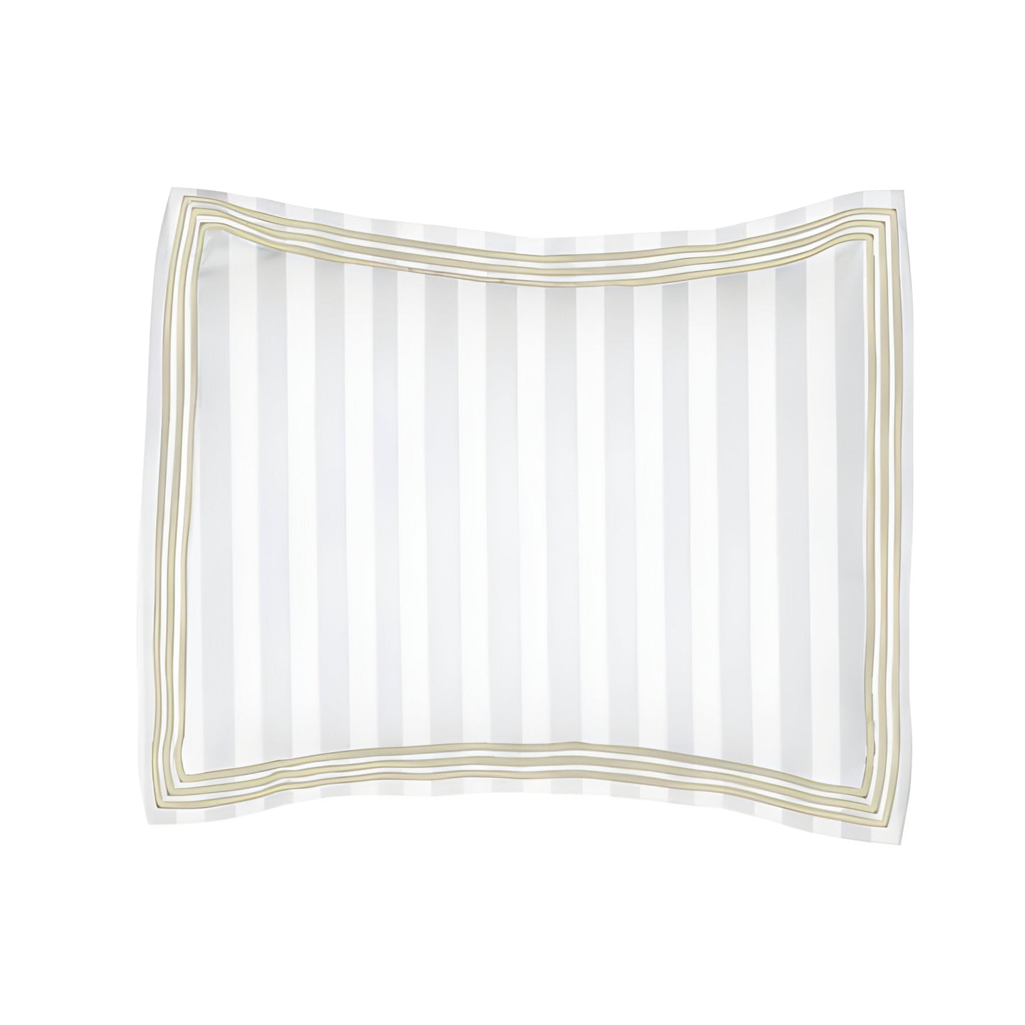 400TC Cotton Sateen Triple Edge Embroidery Stripe Duvet Cover Set