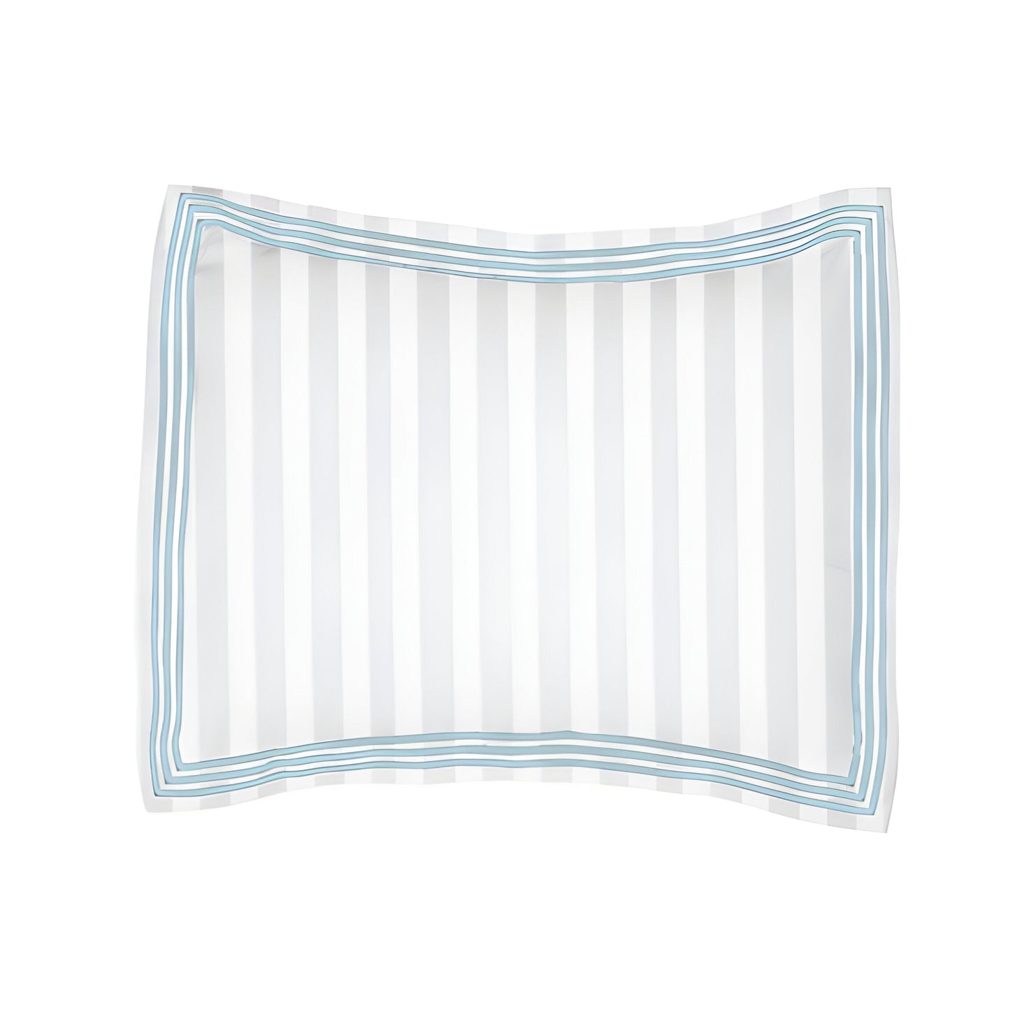 400TC Cotton Sateen Triple Edge Embroidery Stripe Duvet Cover Set